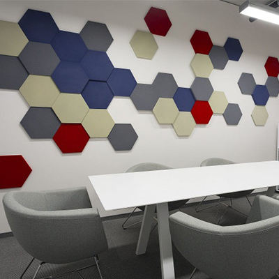Hexagon acoustic panel
